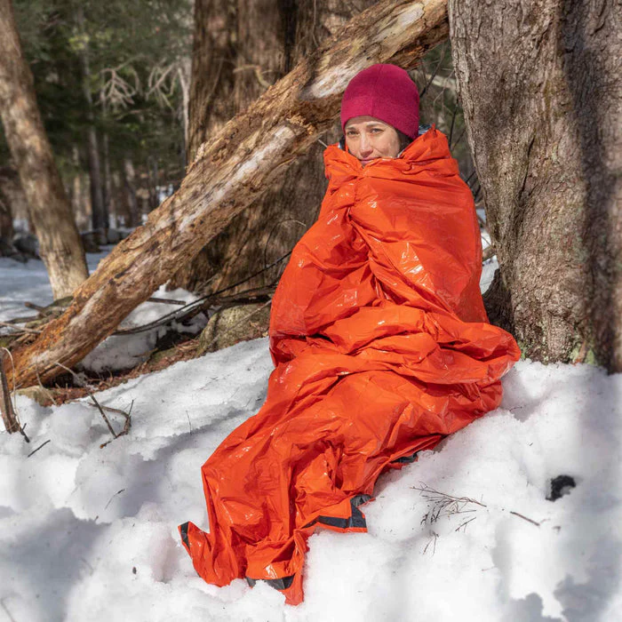 2024 Emergency Bivvy with Rescue Whistle - Orange - Image 3