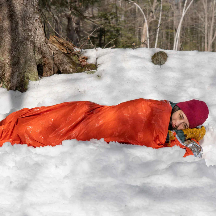 2024 Emergency Bivvy with Rescue Whistle - Orange - Image 4