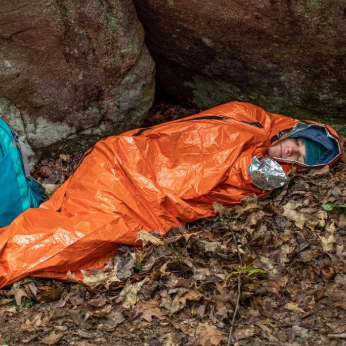 2024 Emergency Bivvy with Rescue Whistle - Orange - Image 8