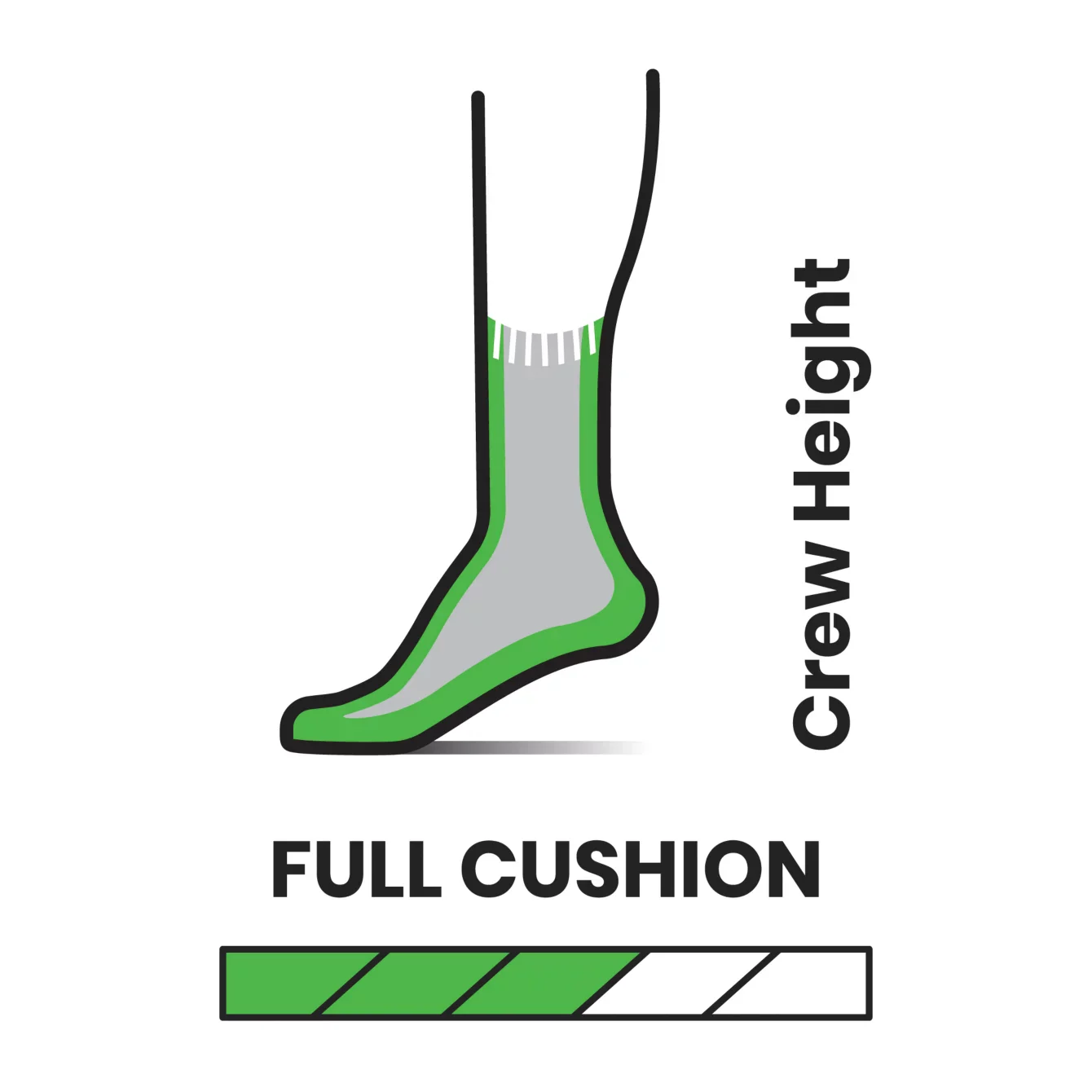 Women's Hike Full Cushion Crew Socks - Image 2
